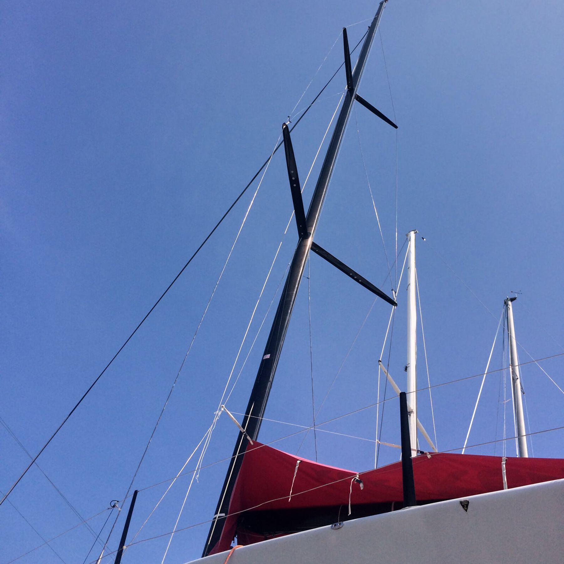 Rigging on a yacht in Phuket