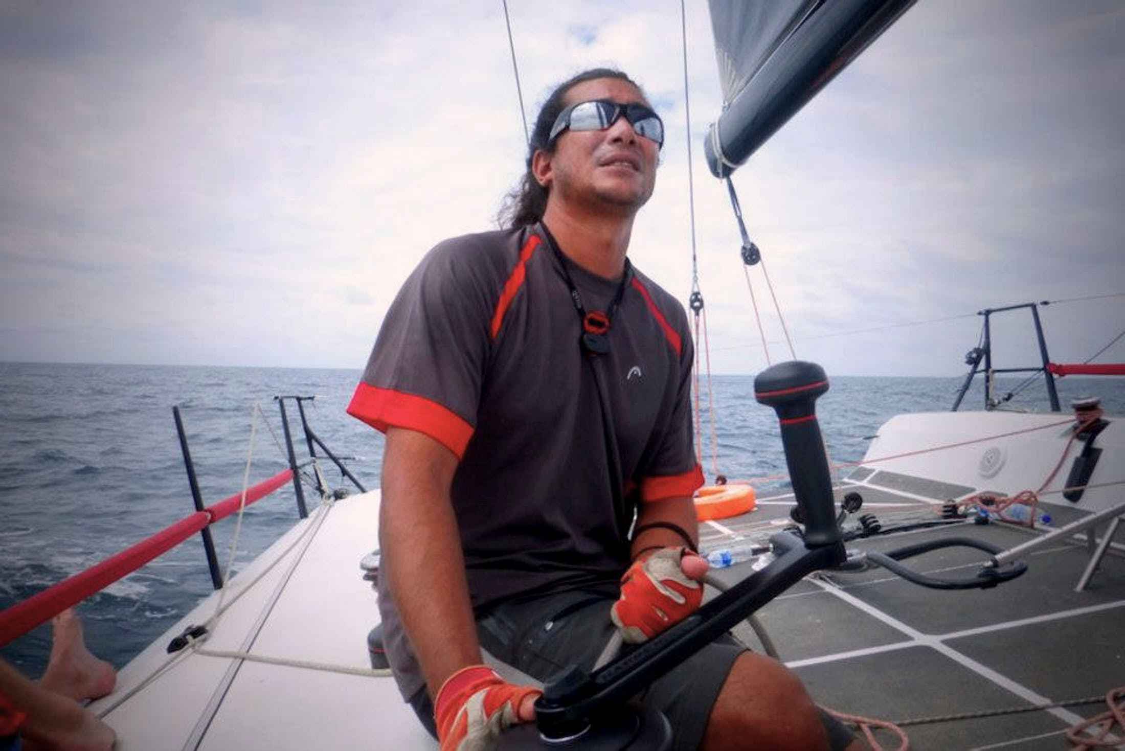 Rigging on a yacht in Phuket