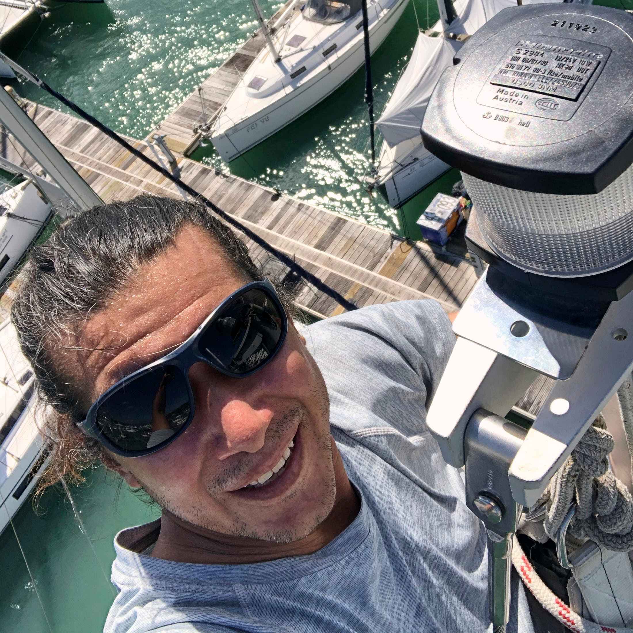 Rigging on a yacht in Phuket