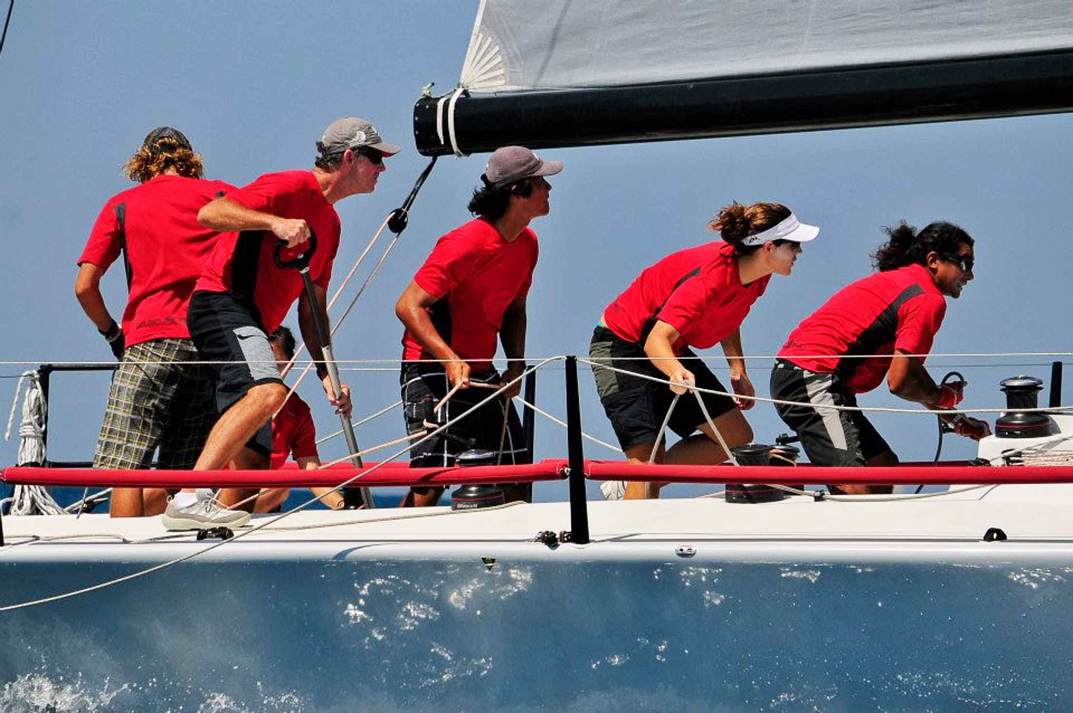 Rigging on a yacht in Phuket