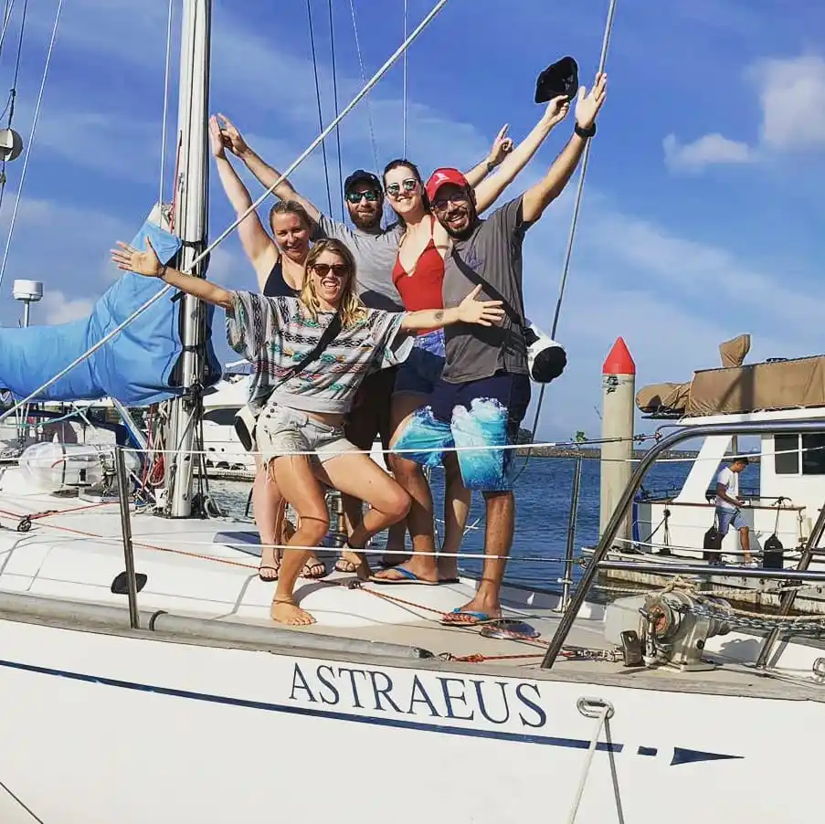 Rigging on a yacht in Phuket