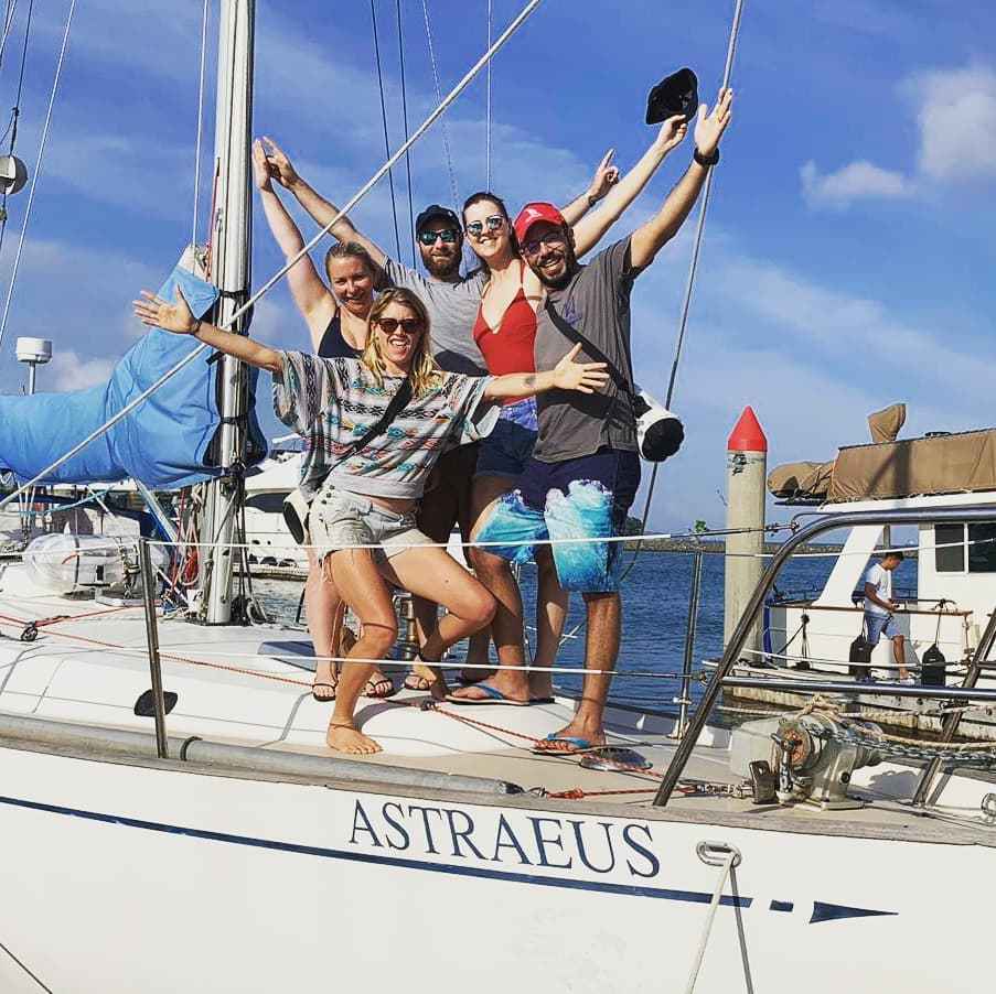 Rigging on a yacht in Phuket