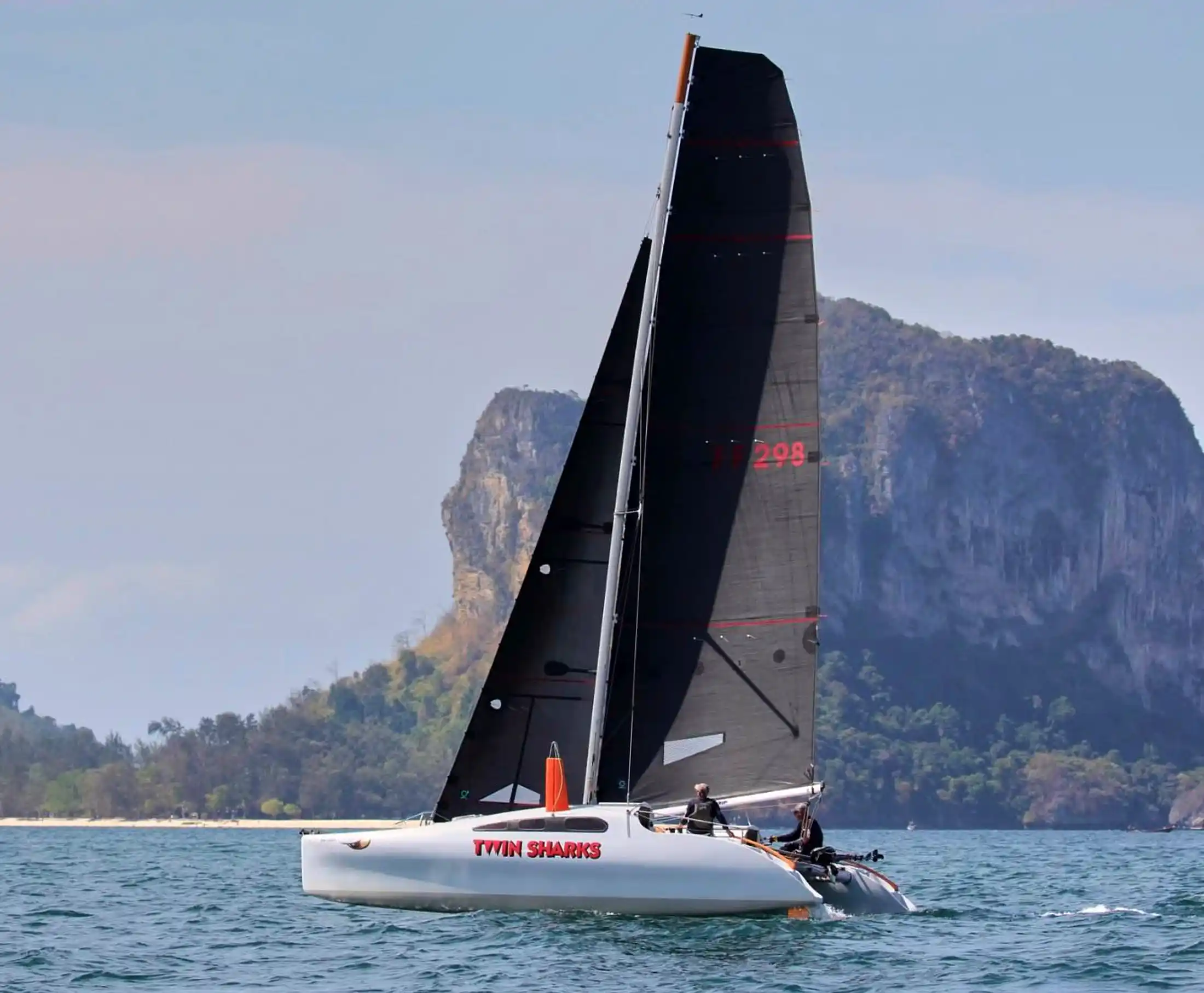 Rigging on a yacht in Phuket